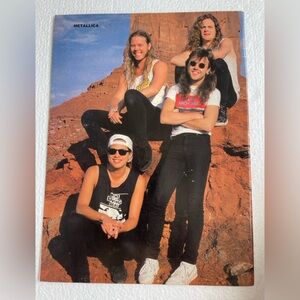 Metallica Band pinup